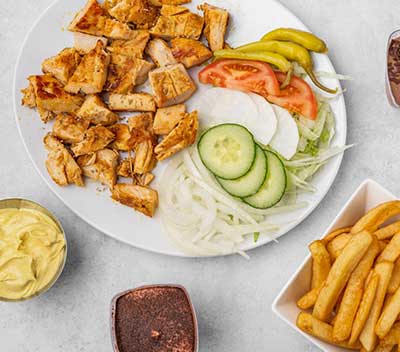 Kebab schotels